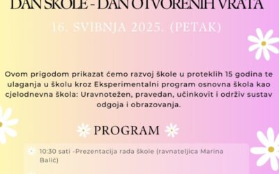 Pozivnica za Dan škole
